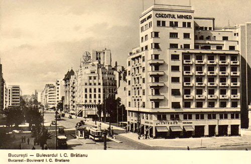 4_bdmagheru_bucharest Boulevard Bratianu, now Magheru, late 1930s modernist style development