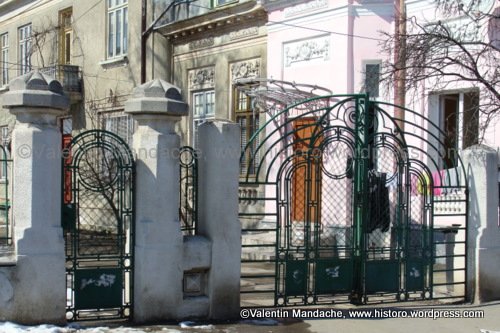 Art Nouveau style gates, Bucharest