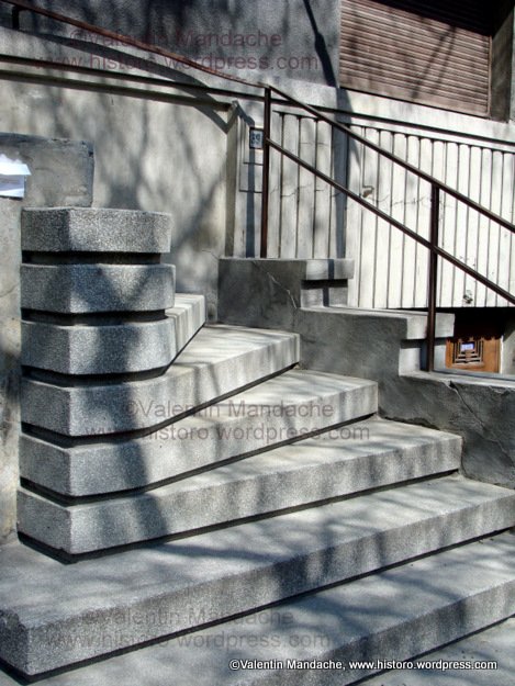 Art Deco stairs, Bucharest