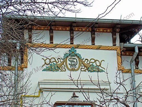 Vernacular type exterior decoration, Bucharest 1903