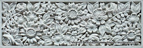 Floral theme Art Deco panel