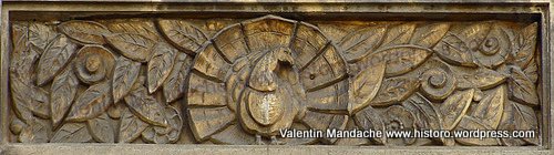 Bird theme Art Deco panel