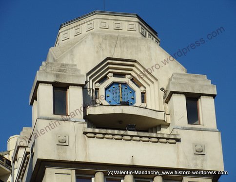 Art Deco style tower clock assembly, Bucharest