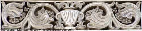 Neo-Romanian style floral panel, Bucharest