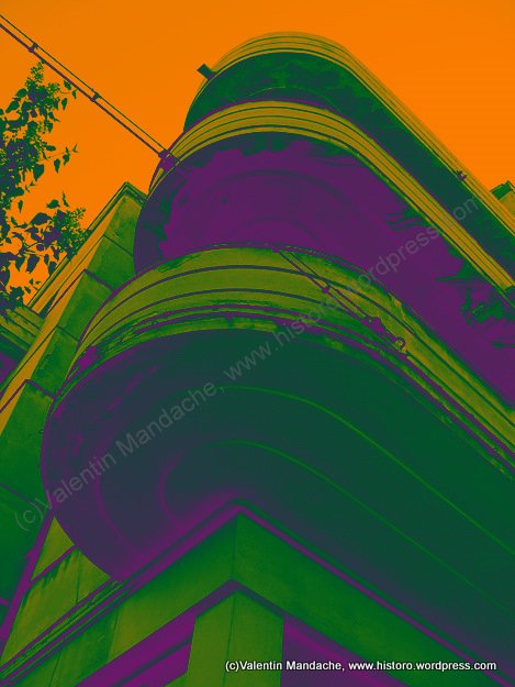 Bucharest Art Deco apparent heights
