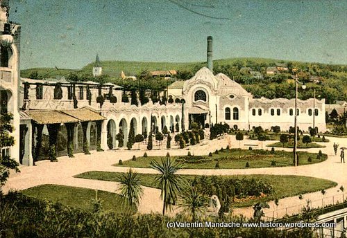 Art Nouveau style pavilion in Ocna Sibiului