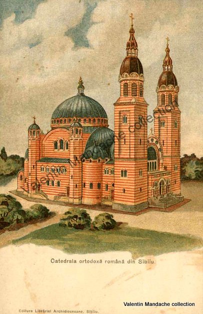 Sibiu orthodox cathedral, old PC