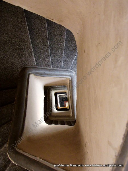 Stairwell of a Bucharest Art Deco house