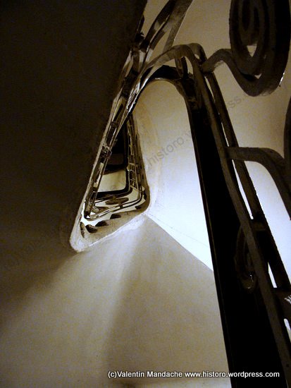 Stairwells of Bucharest's Art Deco houses