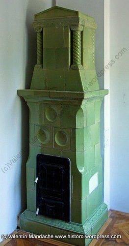 Neo-Romanian style wood burning stove, Bucharest