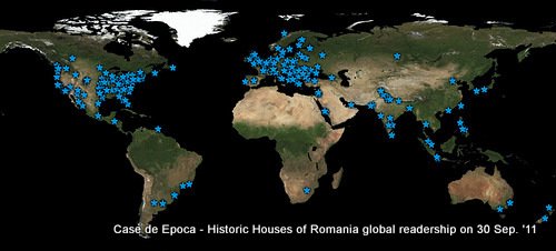 Historic Houses of Romania global readership