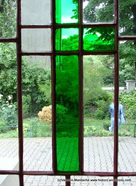 Victorian era tinted glass panes, Bucharest