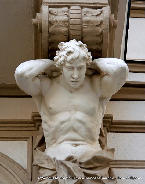 Atlantes and caryatides of Bucharest