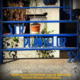 Plantelor Street Sign
